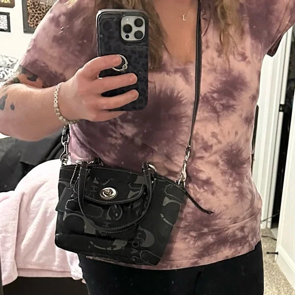 Coach black and gray shoulder bag - Picture 12 of 12